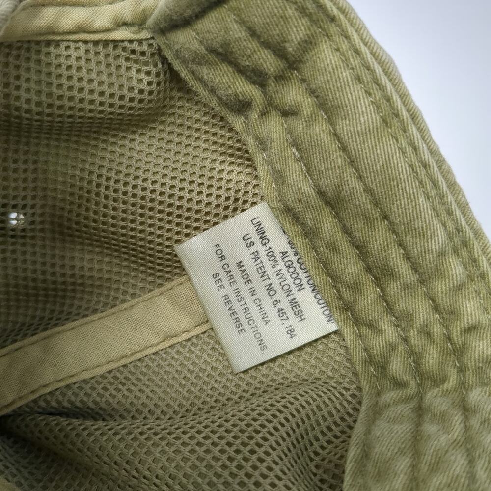 Adams Baseball Cap Green One Size McCall Idaho Whiskey Leather Strapback Hat - Picture 9 of 10